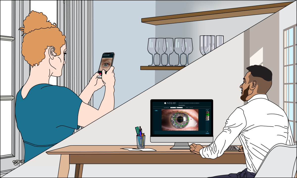 Example of Camgenium's medical device app and web software solution.